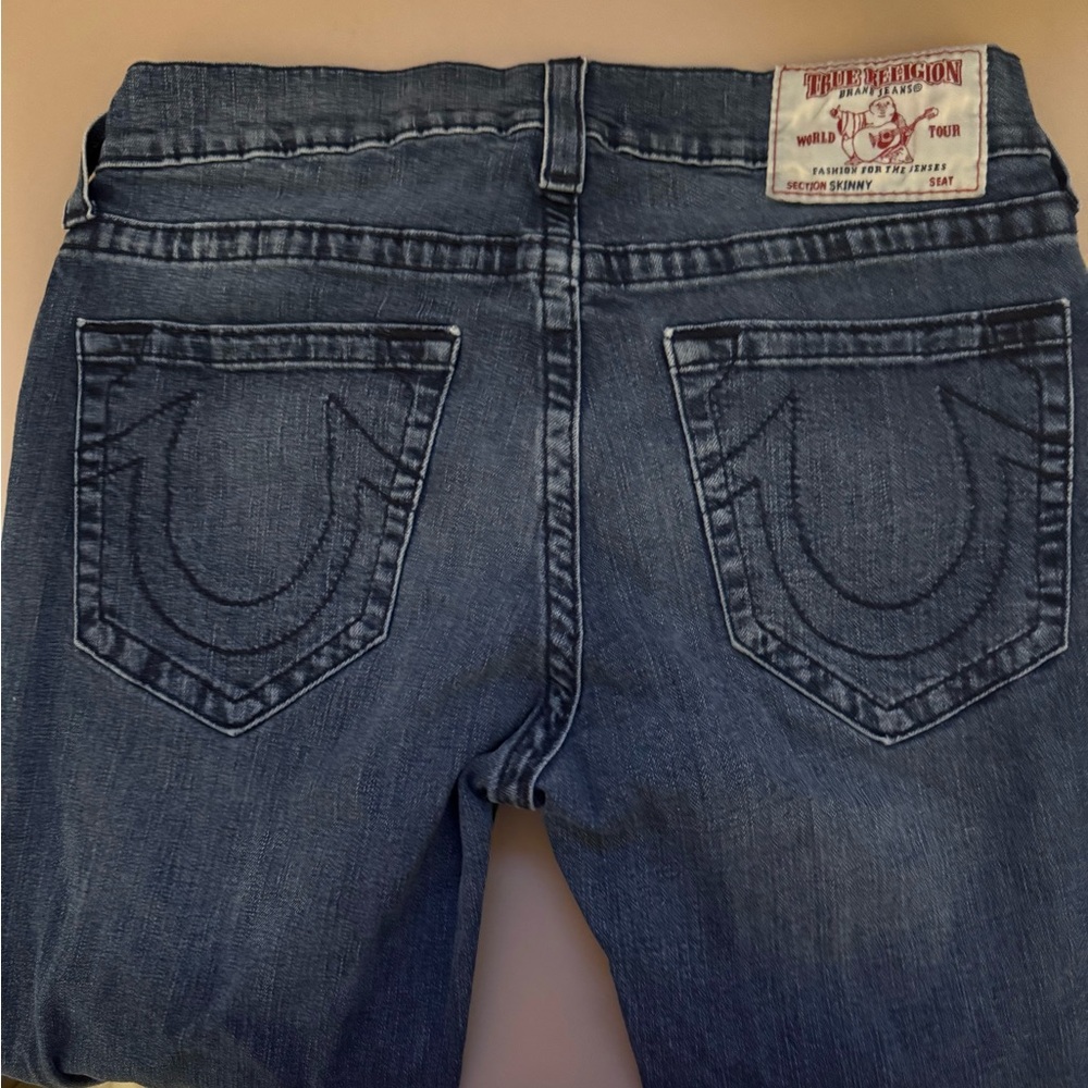 True Religion Women's Dark Blue Boot Cut Jeans